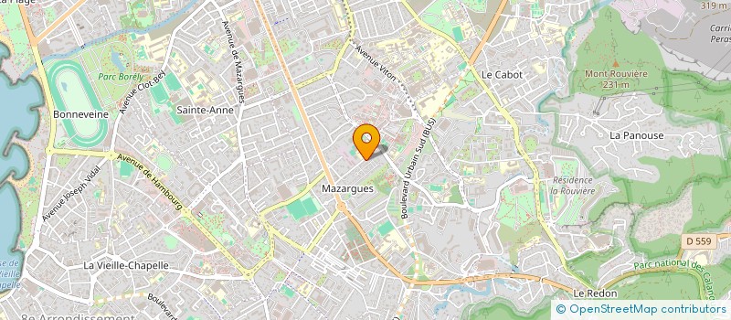 localisation de l'entreprise RGA à MARSEILLE