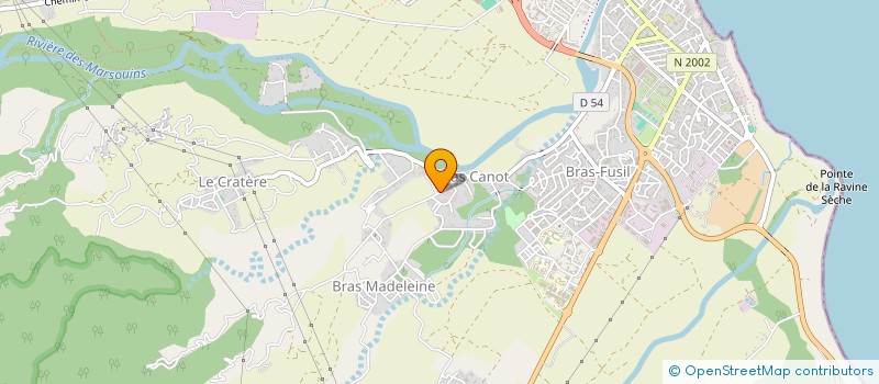 localisation de l'entreprise RGA BATIMENT à SAINT-BENOIT