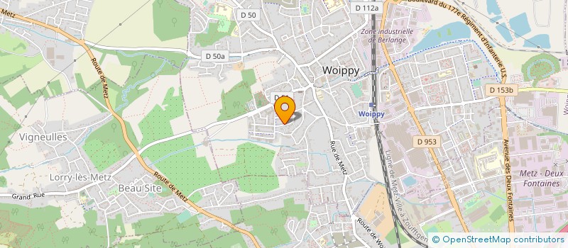 localisation de l'entreprise RGA DISTRIBUTION à WOIPPY