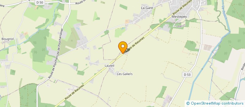 localisation de l'entreprise RGA DISTRIBUTION  LHERM
