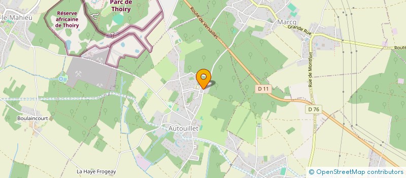 localisation de l'entreprise RGA PATRIMOINE  AUTOUILLET