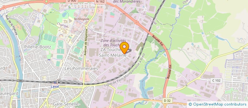 localisation de l'entreprise RGA POLY-BENNES à LAVAL