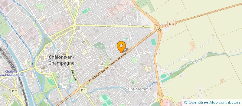 localisation de l'entreprise RGAC  CHALONS-EN-CHAMPAGNE