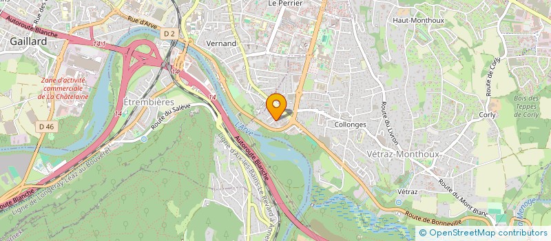 localisation de l'entreprise RGAD  VETRAZ-MONTHOUX