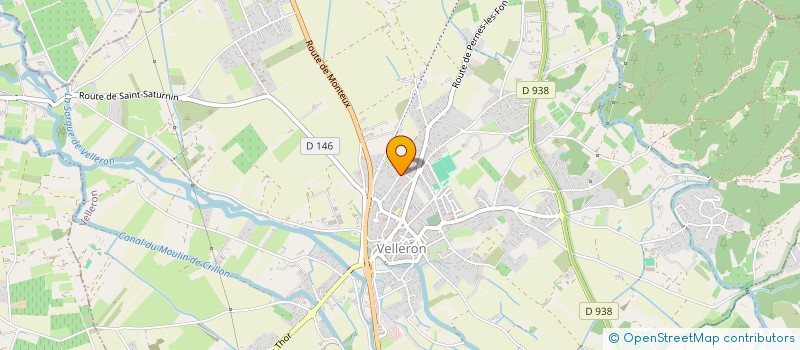 localisation de l'entreprise RGAS  VELLERON