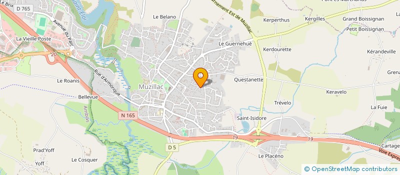 localisation de l'entreprise RGASP.PRODUCTION à MUZILLAC