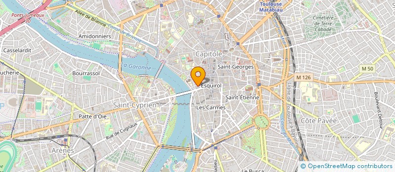 localisation de l'entreprise RGB 2015  TOULOUSE