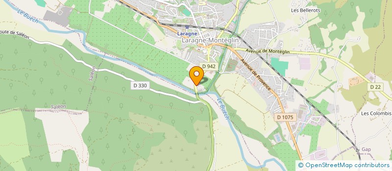 localisation de l'entreprise RGB  LARAGNE-MONTEGLIN