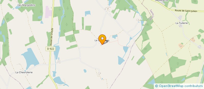 localisation de l'entreprise RGB  SAINT JULIEN SUR CHER