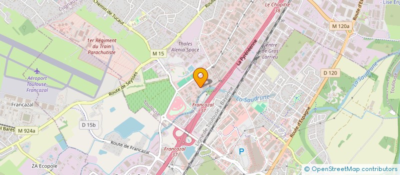 localisation de l'entreprise RGB METROLOGIE  TOULOUSE