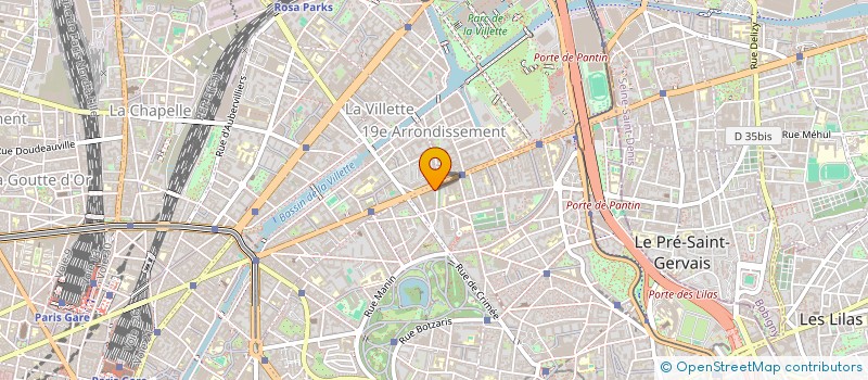 localisation de l'entreprise RGB RENOVATION GENERALE BATIMENT  PARIS