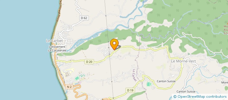 localisation de l'entreprise RGBAT  LE CARBET