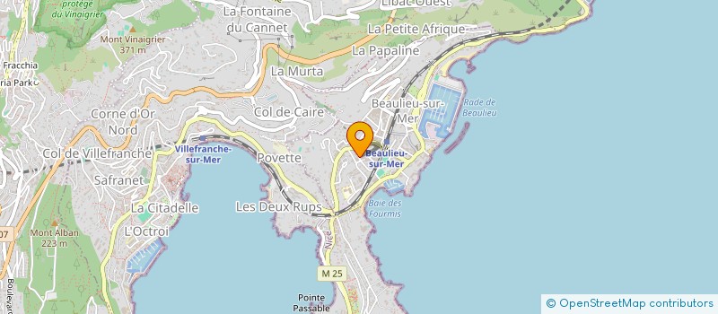localisation de l'entreprise RGBB INTERNATIONAL à BEAULIEU-SUR-MER