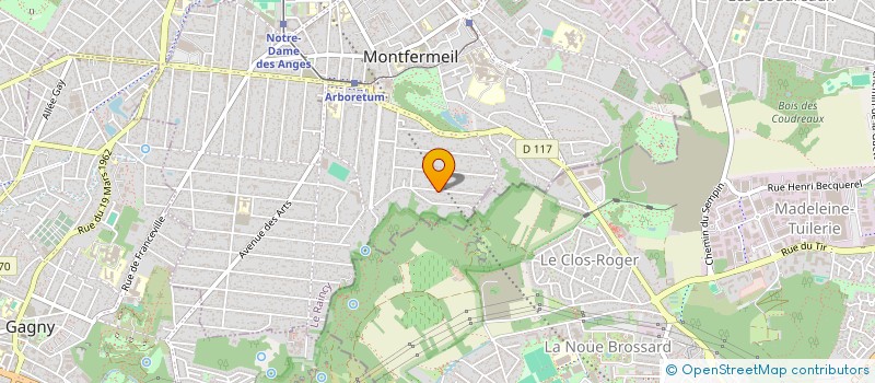 localisation de l'entreprise RGC à MONTFERMEIL