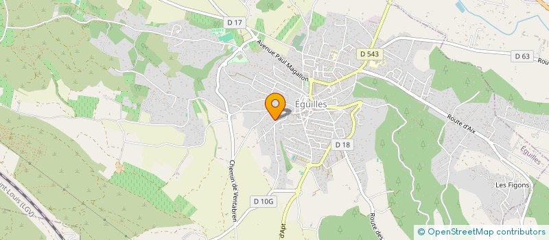 localisation de l'entreprise RGC SARL  EGUILLES