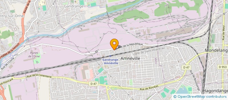 localisation de l'entreprise RGCB  AMNEVILLE