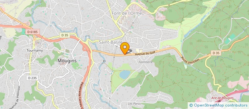 localisation de l'entreprise RGCL à MOUGINS