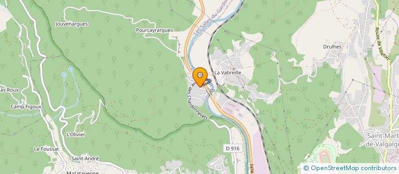 localisation de l'entreprise RGCM  LES SALLES-DU-GARDON