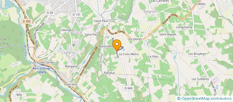 localisation de l'entreprise RGCMA  BAGNOLS