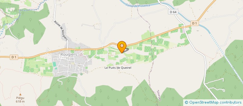 localisation de l'entreprise RGCP  ROUGIERS