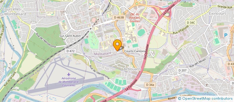 localisation de l'entreprise RGCS  BELFORT