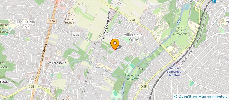 localisation de l'entreprise RGD ELEC  VILLIERS-SUR-ORGE