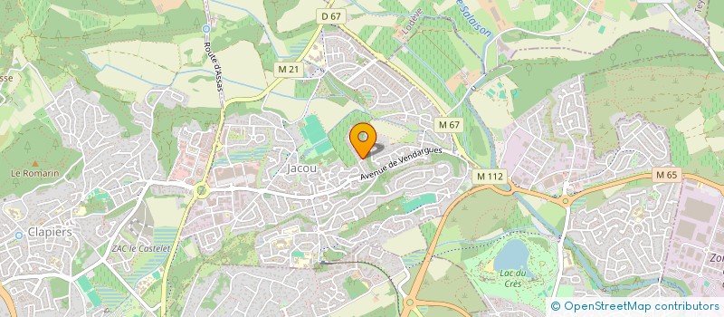 localisation de l'entreprise RGDEV à JACOU