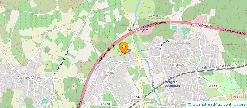 localisation de l'entreprise RGDS PROJECT  VERGEZE