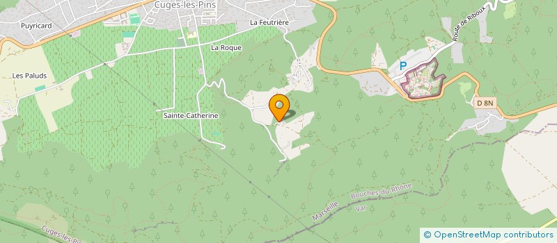 localisation de l'entreprise RGE à CUGES-LES-PINS