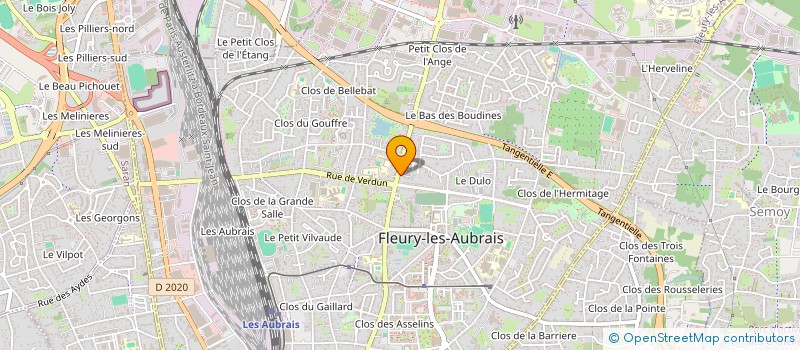localisation de l'entreprise RGE CENTRE à FLEURY-LES-AUBRAIS