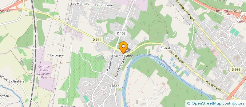 localisation de l'entreprise RGE CONCIERGERIE à FLEAC