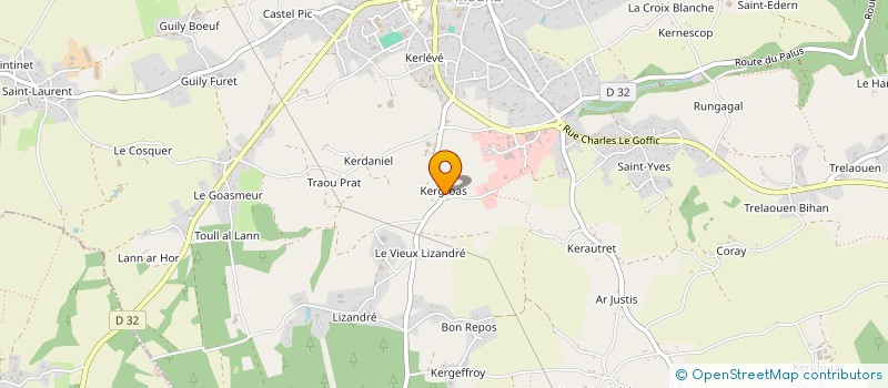 localisation de l'entreprise RGEPI à PLOUHA