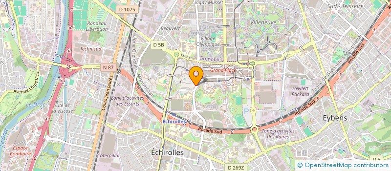 localisation de l'entreprise RGESTION PATRIMOINE  ECHIROLLES