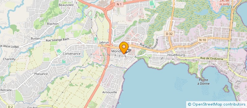 localisation de l'entreprise RGF  BAIE-MAHAULT