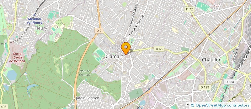 localisation de l'entreprise RGF BAT ET RENOV à CLAMART