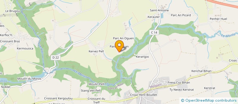 localisation de l'entreprise RGG19  MELGVEN