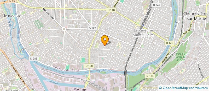 localisation de l'entreprise RGGB RENNES à SAINT-MAUR-DES-FOSSES