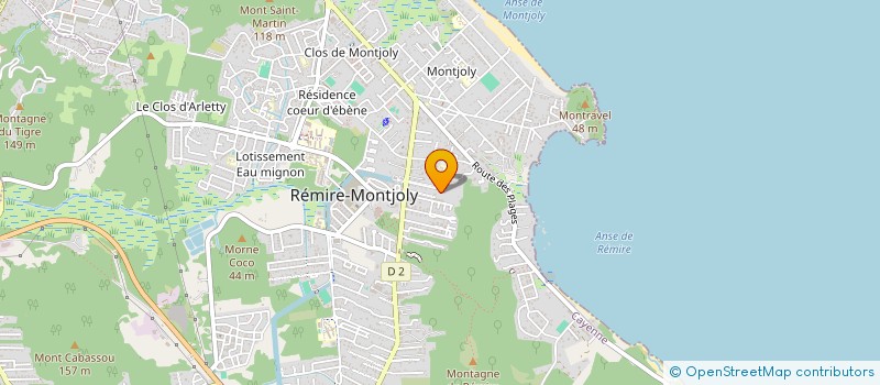 localisation de l'entreprise RGH3  REMIRE-MONTJOLY