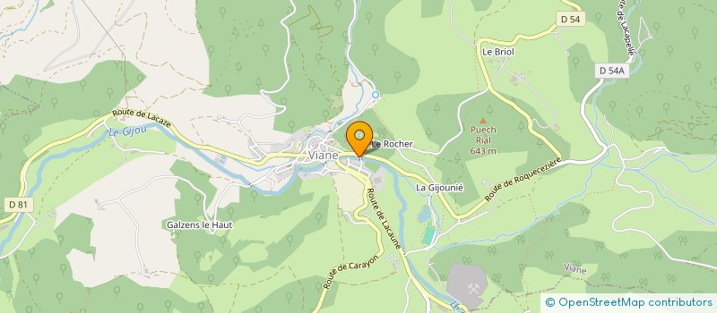 localisation de l'entreprise RGI  VIANE