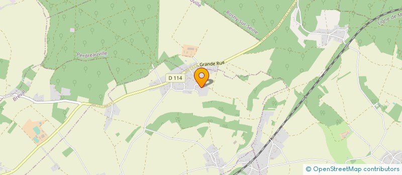 localisation de l'entreprise RGJL  ORGEVAL