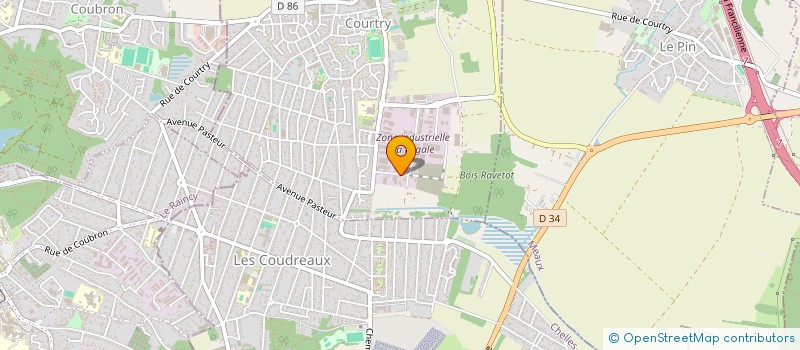 localisation de l'entreprise RGL 41  COURTRY