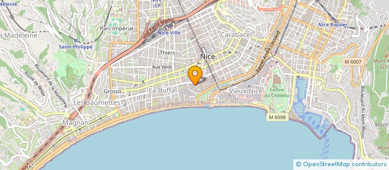 localisation de l'entreprise RGL à NICE