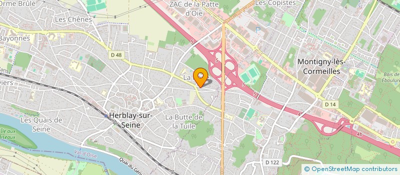 localisation de l'entreprise RGL  HERBLAY-SUR-SEINE