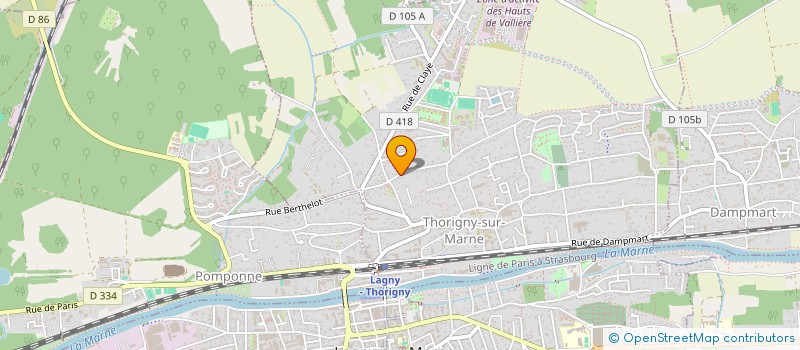 localisation de l'entreprise RGL TRANSPORT  THORIGNY-SUR-MARNE