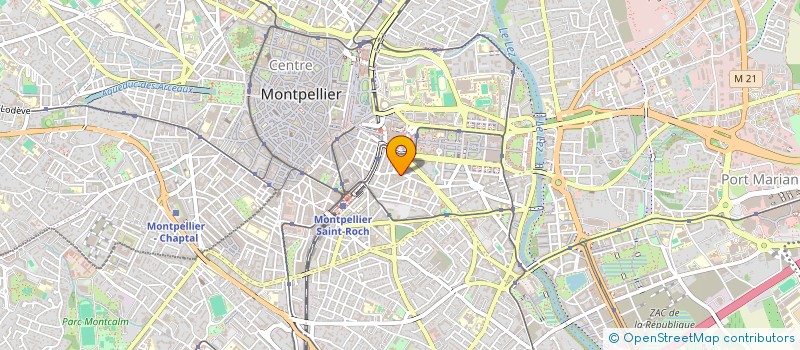 localisation de l'entreprise RGLB CONSTRUCTION SARL à MONTPELLIER
