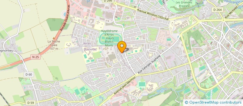 localisation de l'entreprise RGLC à ARRAS