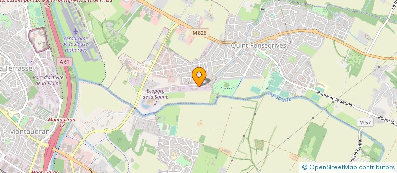 localisation de l'entreprise RGLM à QUINT-FONSEGRIVES