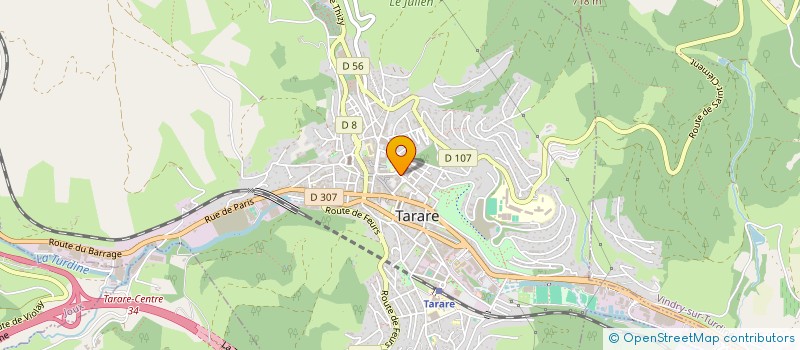 localisation de l'entreprise RGM à TARARE