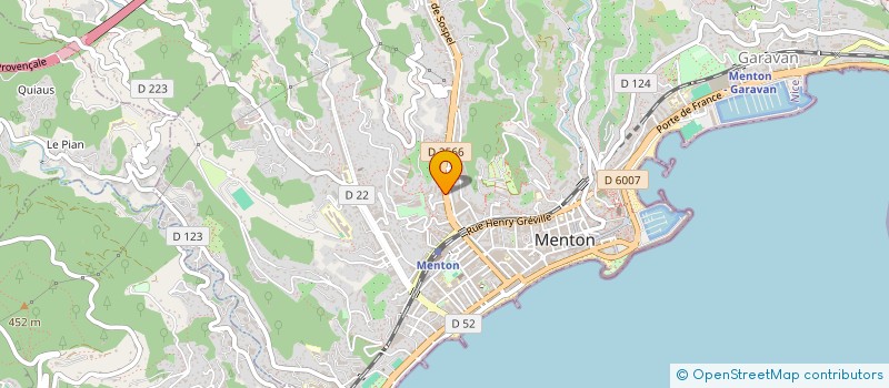 localisation de l'entreprise RGM BATIMENT  MENTON