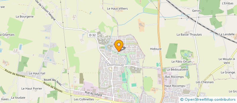 localisation de l'entreprise RGM CAPITAL  DOMLOUP